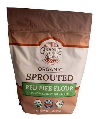 Granite Mill Farms Sprouted Organic Red Fife Wheat Flour, 30 oz