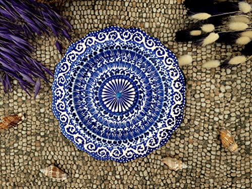 Ayennur Turkish Decorative Plate Handmade Ceramic Ornament For Home&Office Wall Decor #TOP2