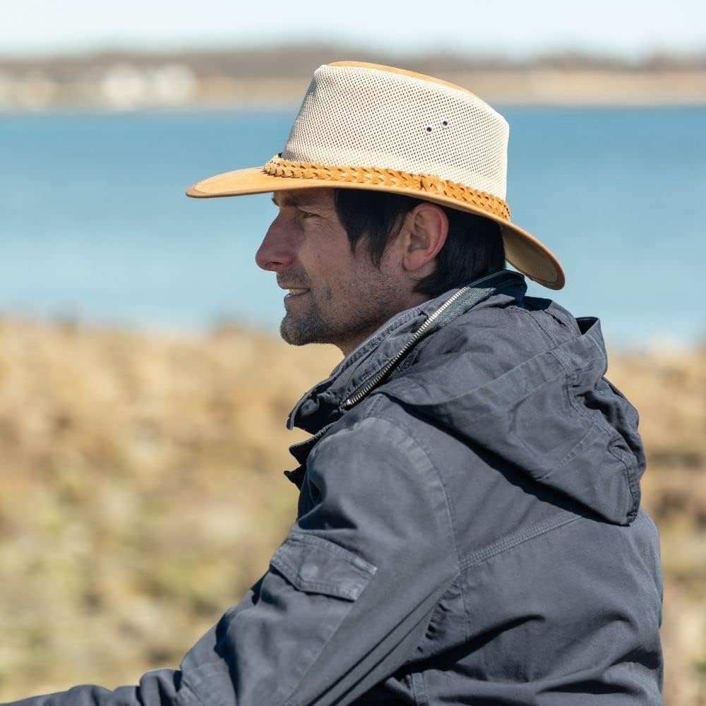 Dorfman Hat Co. Men's Soaker Hat with Mesh Sides - Image 2