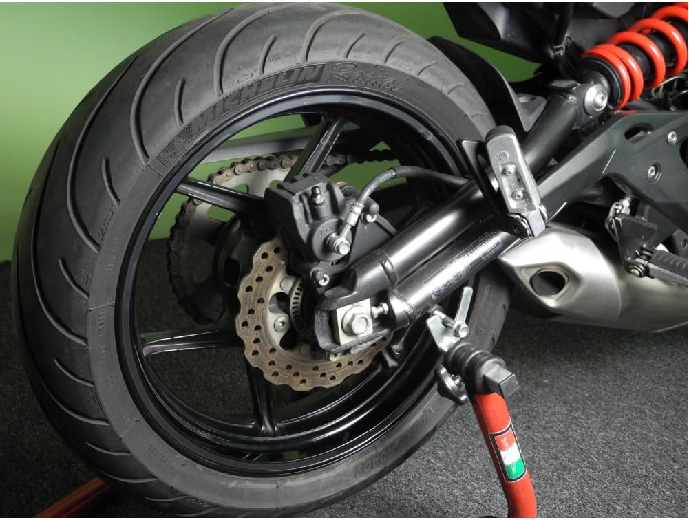 Keiti Motorcycle Wheel Stripe with Dispenser WS800 (Reflective Black)