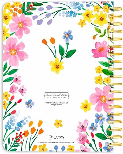 Miniatura 2 de Bonnie Marcus - Planificador de escritorio semanal de 18 meses de 6 x 7.75 pulgadas 2024 de 6 x 7.75 pulgadas, cubierta estampada de aluminio, julio