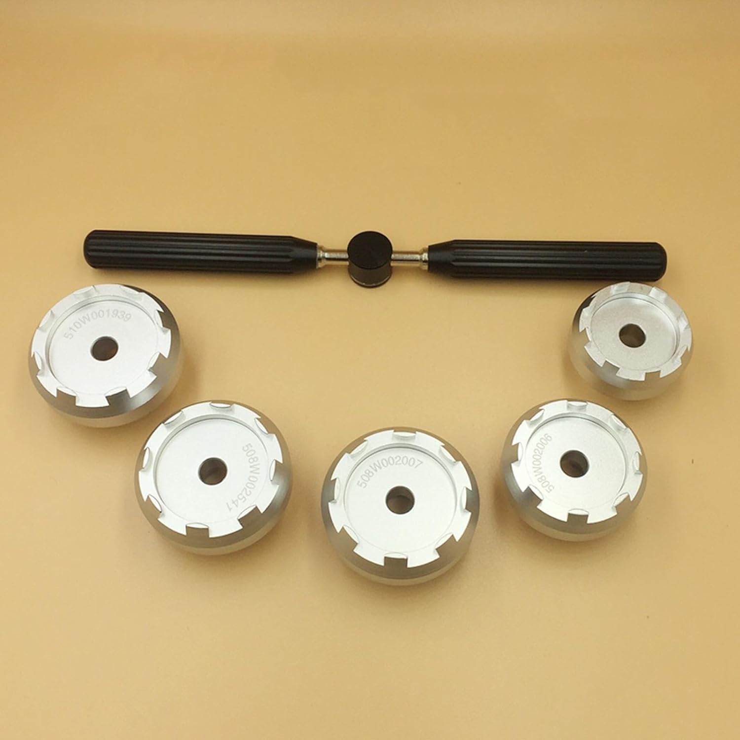 Kit de reparación de Relojes, Herramienta Profesional para la reparación de Relojes, abridor de Caja Trasera, removedor de Tapa y Matrices para Omega 508 510 Cal.8800