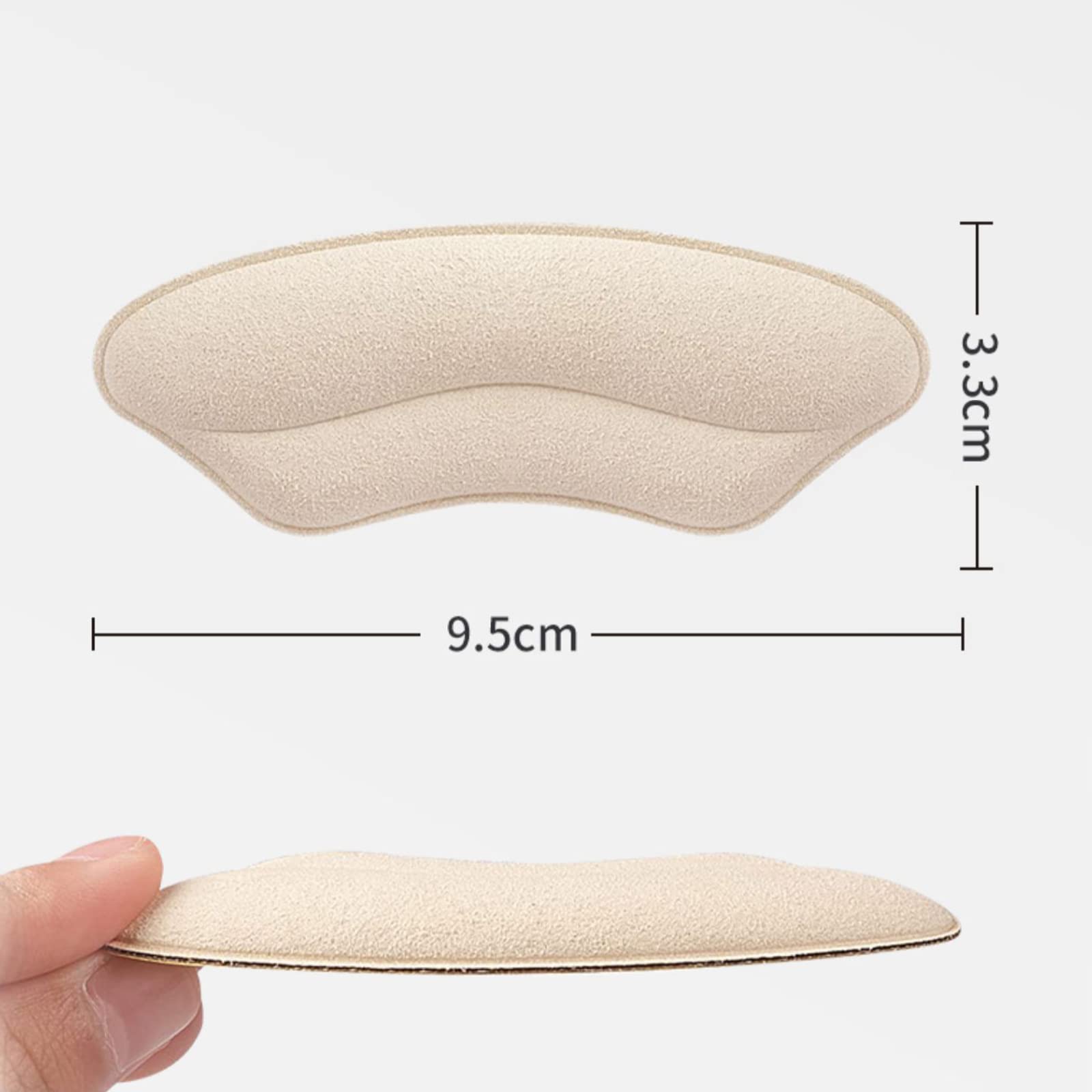 6 Pares Almohadillas para el talón, protección para el talón Autoadhesivas, Protector para El Cuidado de Los Pies para zapatos adecuado para hombres y mujeres