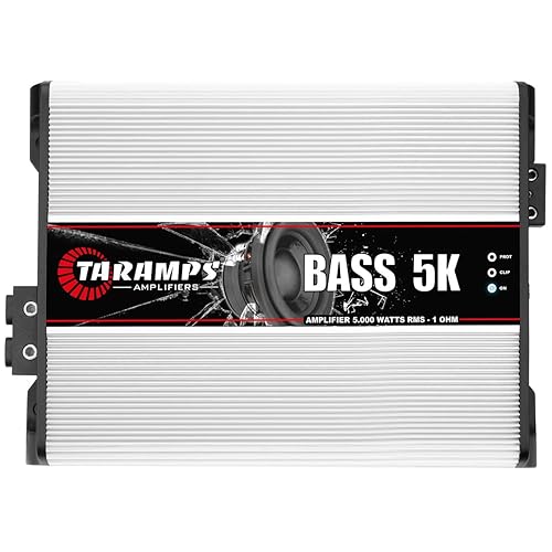 Taramps Bass 5k 5000 vatios Rms amplificador de audio para coche 1 ohmio mono amplificador clase D 1 canal filtro subsónico de paso bajo