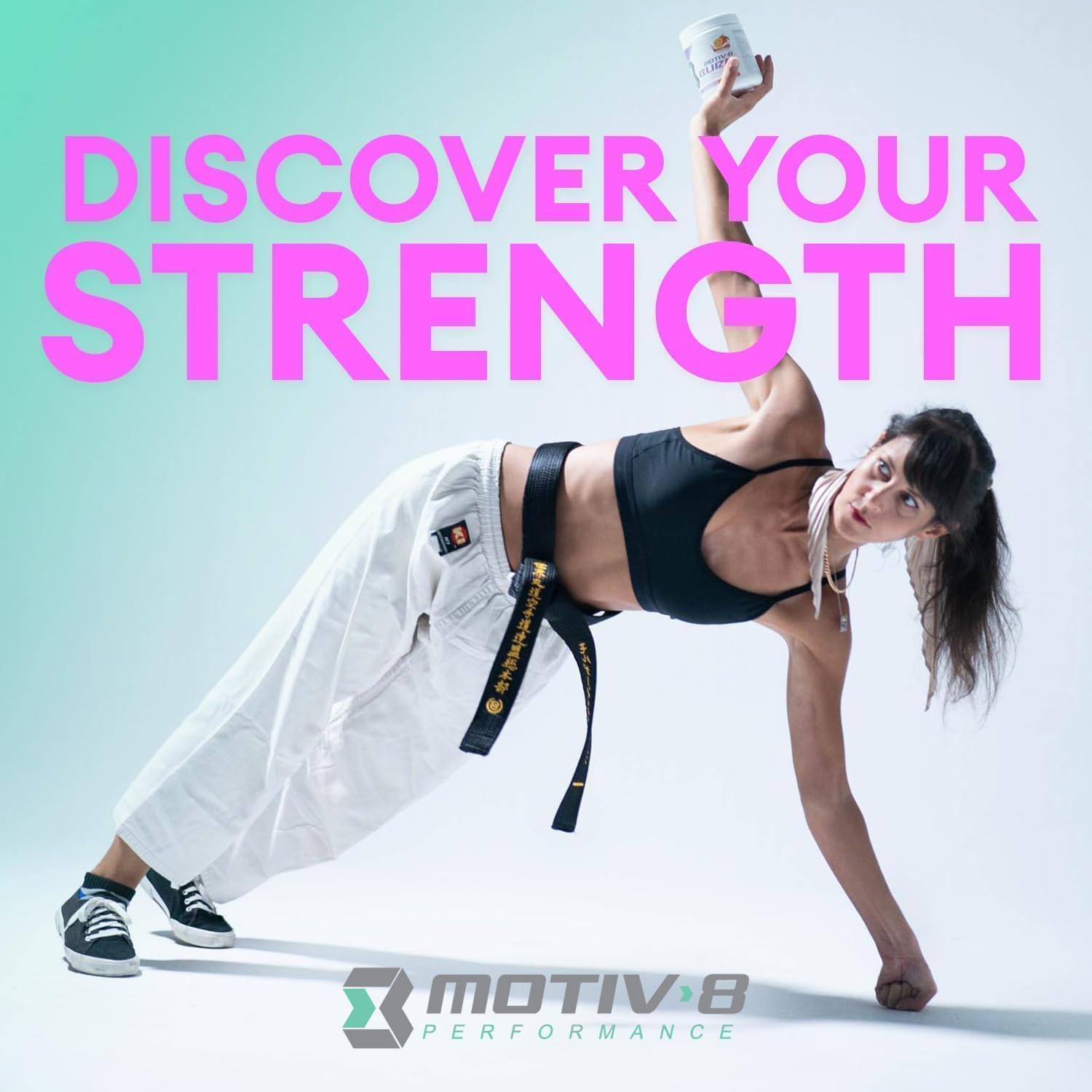 Motiv-8 Pre-Workout Performance, Sugar Free Pre-Workout, Boost Energy and Focus, Improve Workouts, Enhances Mood (30 Servings, Watermelon)