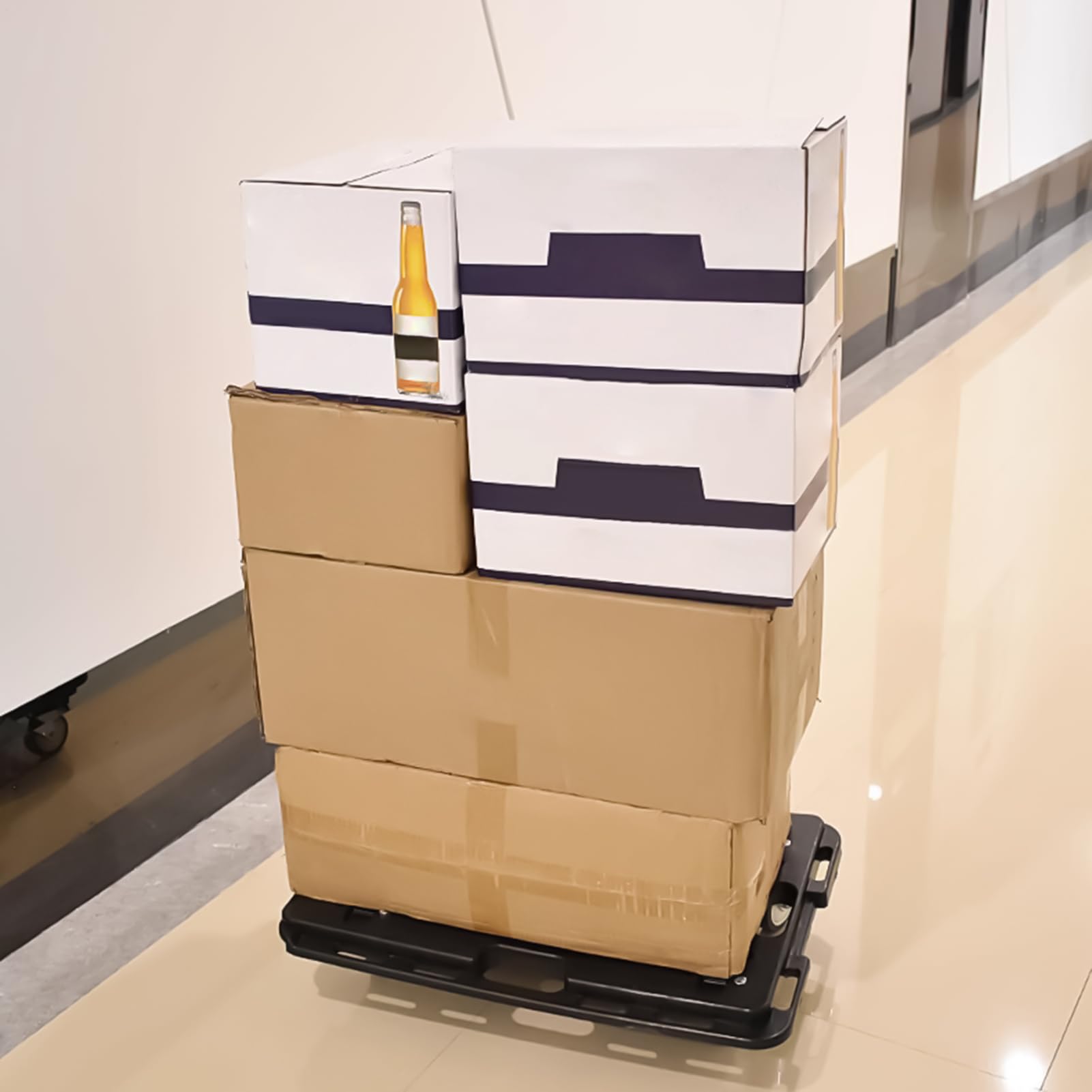 Wózek do Przenoszenia Mebli Rozsuwana Platforma Transportowa | Wózek Bagażowy Na Kółkach Do Przeprowadzek W Domu Biurze Magazynie Na Kemping I Zakupy Dla Kobiet I Mężczyzn