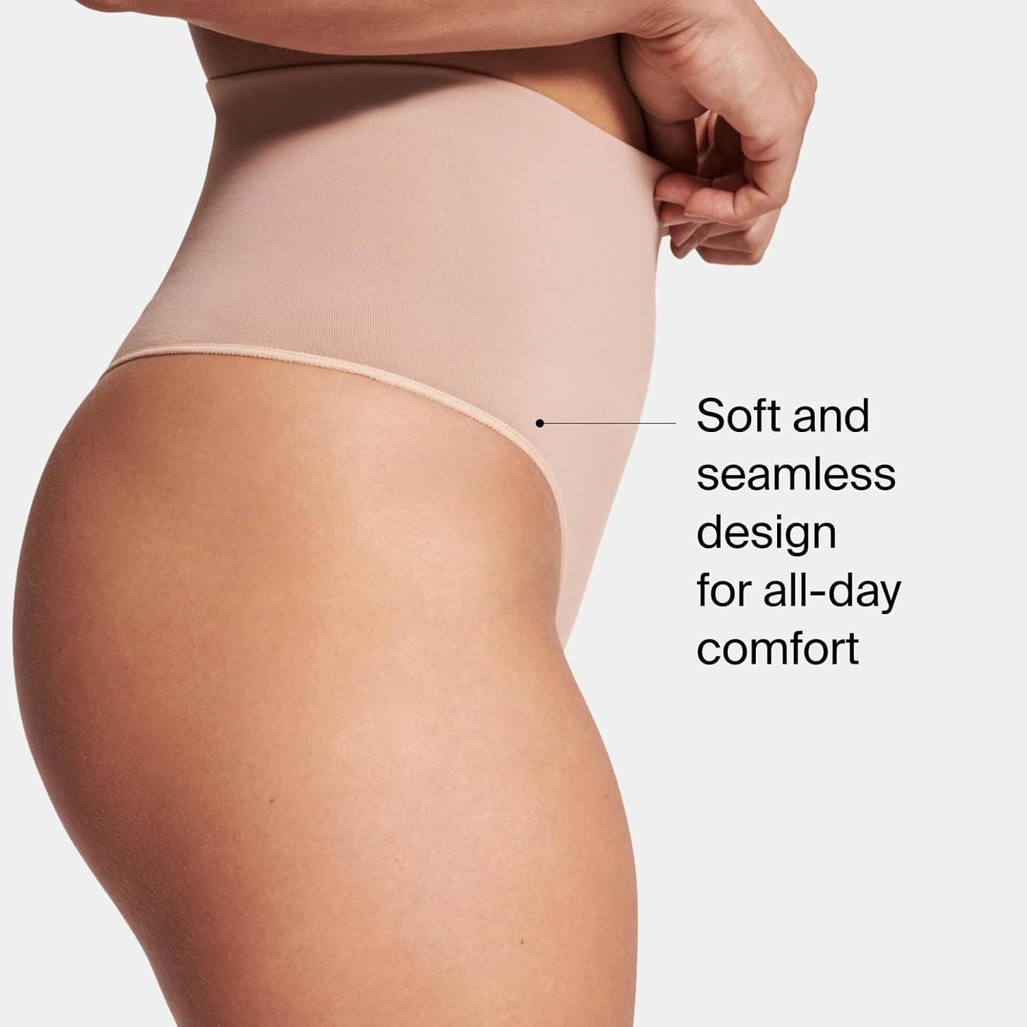SPANX SPANXshape ExtraOrdinary Thong - Sculpting with Compression - Women's Shapewear Underwear - Recycled Nylon Fabric Blend - Image 3