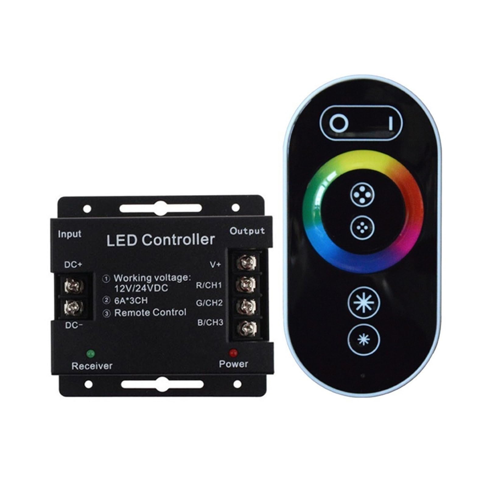 Controlador LED con carcasa de hierro para evitar fallos de sobrecalentamiento