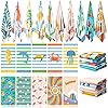 Buryeah 10 Pcs Beach Towels for Kids 30 x 60 Inch Quick Dry Absorbent Beach Blanket Seahorse Dolphin Turtle Crab Jellyfish Flamingo Pineapple Sunflower Towel for Sports Pool Picnic Camping Travel Swim 61RpE5pTHuL. SS100