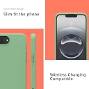YATWIN Silicone Back Case for iPhone 16e, Soft-Touch Phone Back Cover for Apple iPhone 16e - Mint Green gallery image
