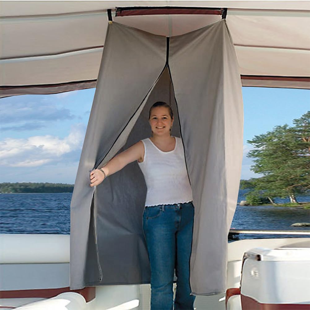 GarveeHome Praktischer Sichtschutz Für Boote Und Pontons Tragbares Hänge Umkleidezelt Mit Tasche Schneller Aufbau, Kompakt, Ideal Als Dusch Oder Umkleidekabine Für Camping, Strand Und