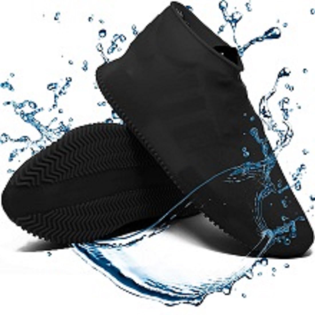 Perriha Fashion 1 Pairs Reusable Rain Shoe Covers, Anti-Slip Water Resistant Overshoes Silicone Rubber Shoe Cover Protectors for Kids, Men, Women (Large) (Random Color) (B0C6H5RHBY) Amazon Price History, Amazon Price Tracker
