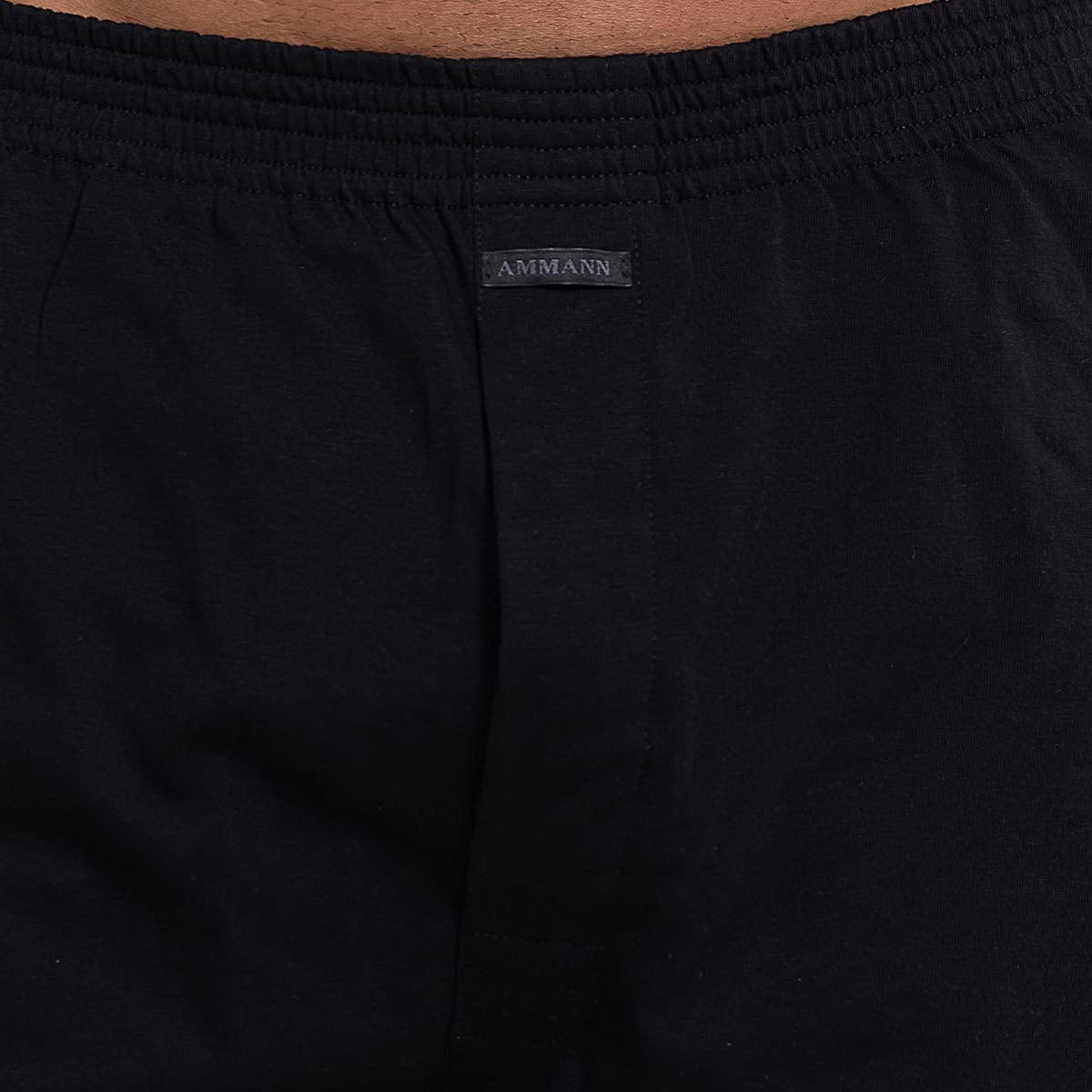 Ammann 2er Pack Boxer Shorts mit Eingriff Boxershorts Pants schwarz