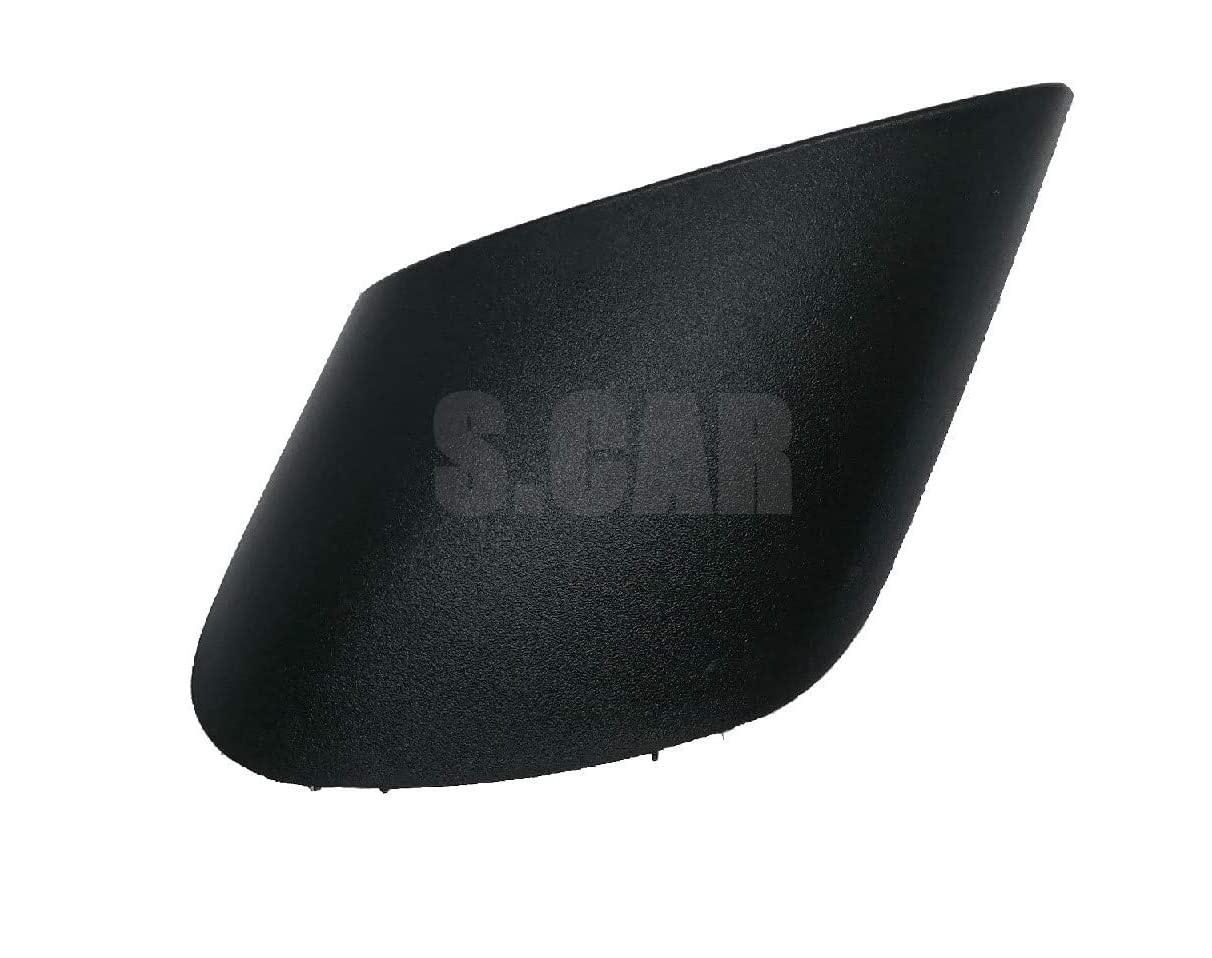 SCAR Mostrina Copriviti Specchio Retrovisore Sinistra Compatibile con Grande Punto | Copertura Viti Specchietto Esterno Lato Guida | Nero