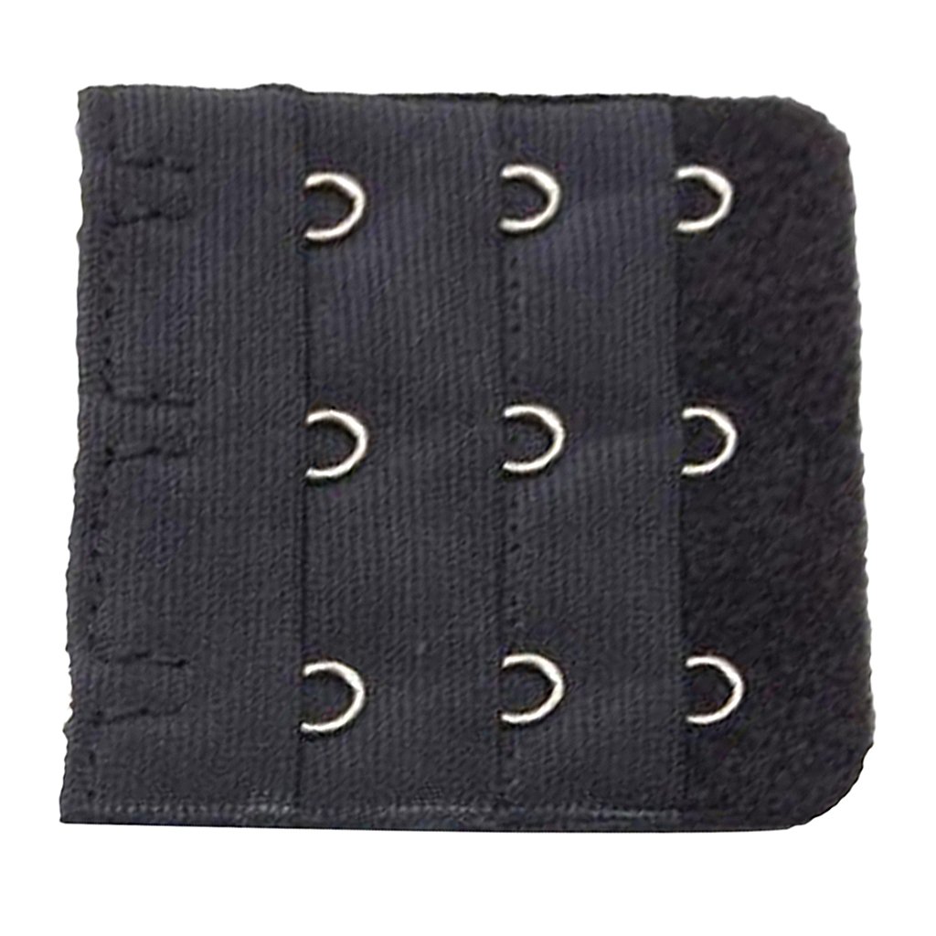 Imported Black 3-Eye Hook Bra Extender-image-49