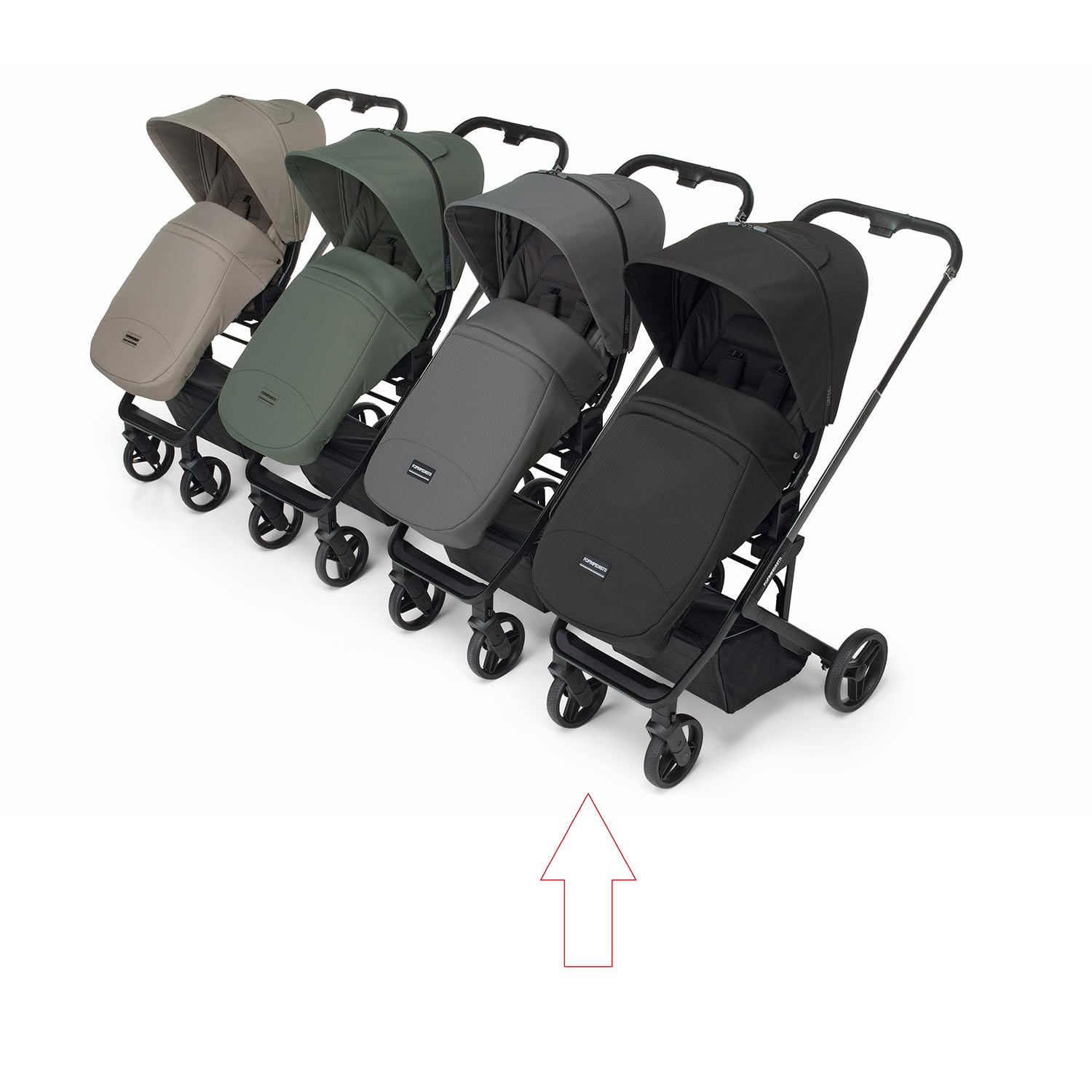 COPRIGAMBE PER PASSEGGINO TICTOC EBONY FOPPAPEDRETTI