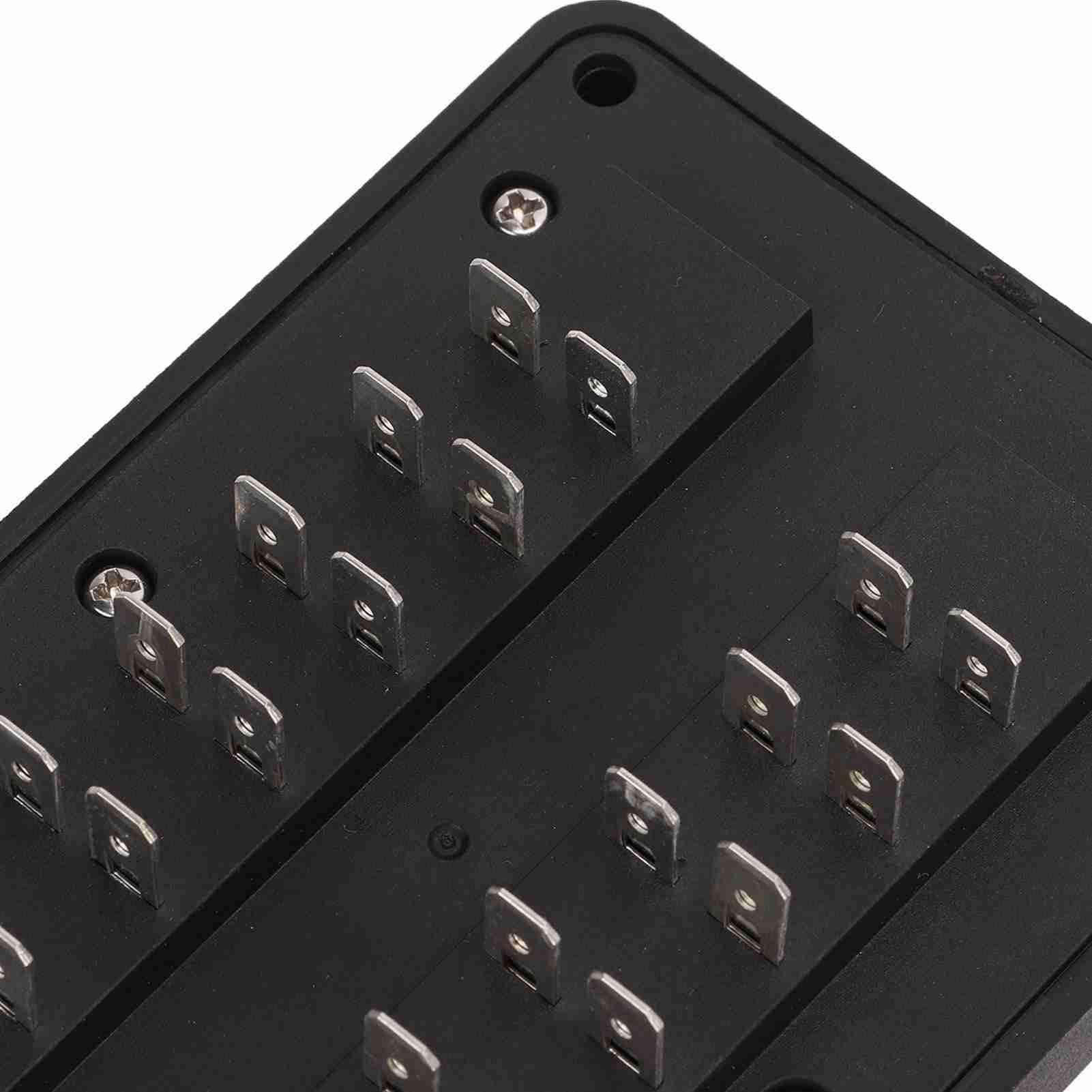 12 Way Bezpiecznik Blok, Wodoodporny Wskaźnik LED