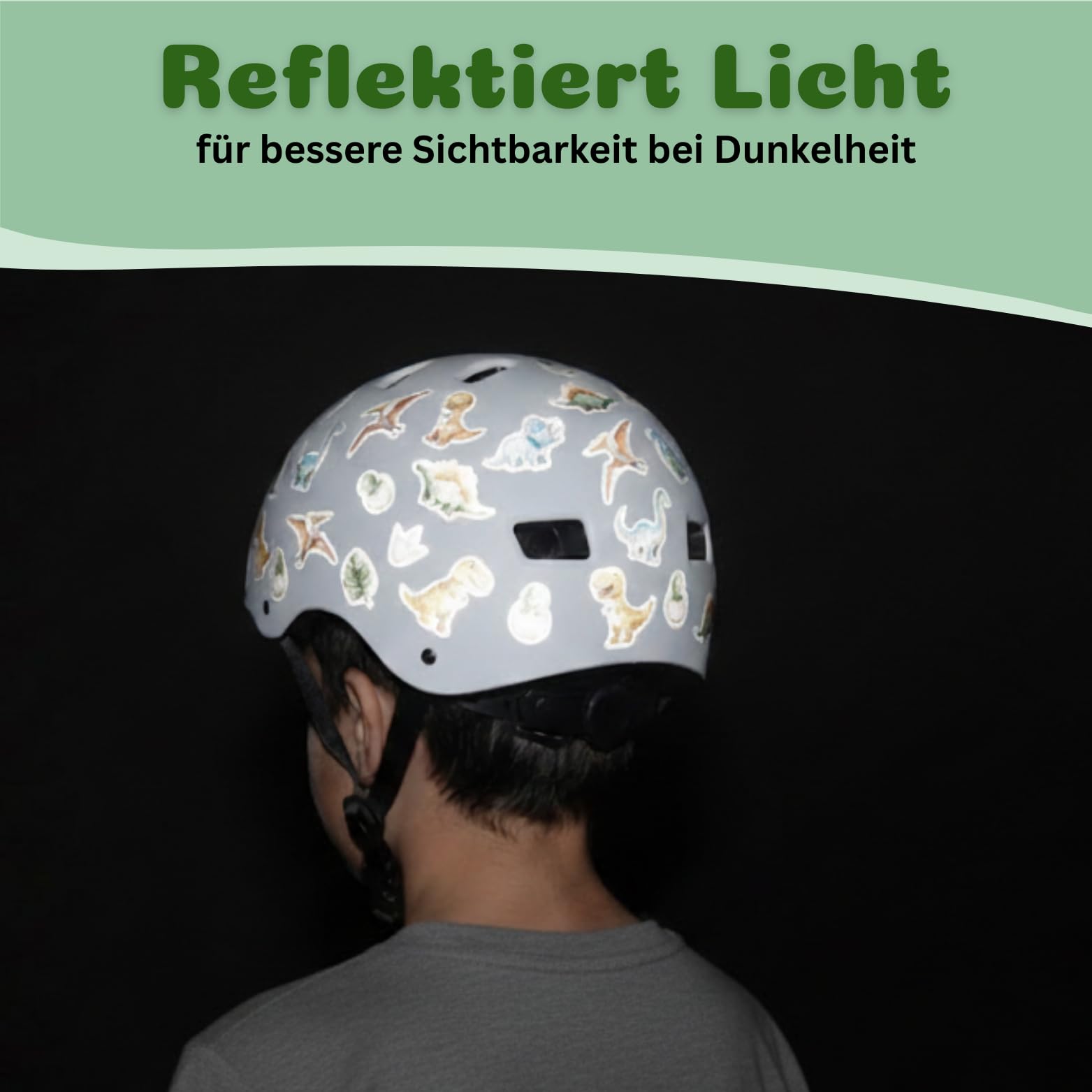 Autocollants réflechissants pour vélo et accessoires Rainette Ride