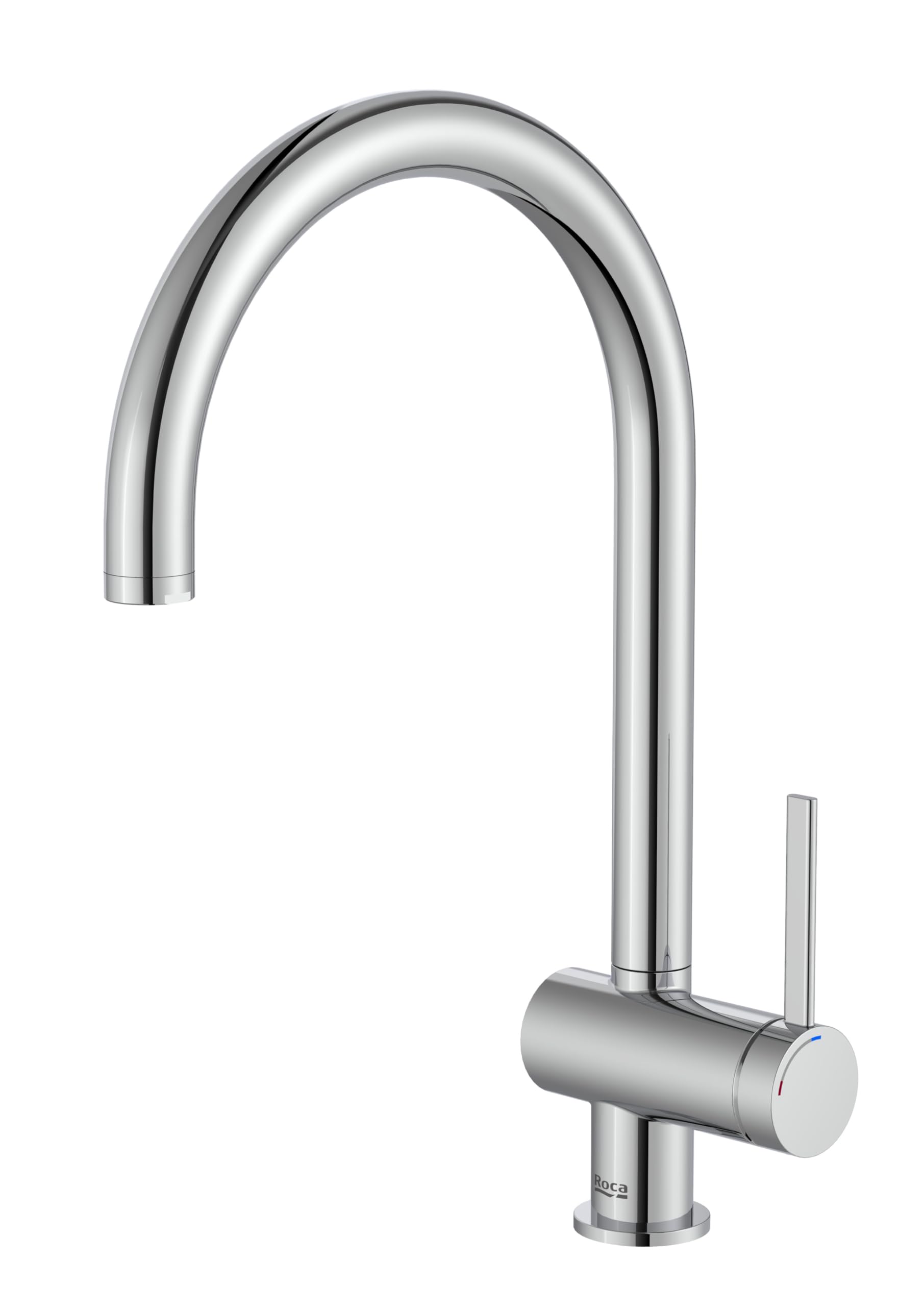 Roca A5A841FC00 Mezclador Cocina Caño Curvo, Coleccion Ona, Cromado