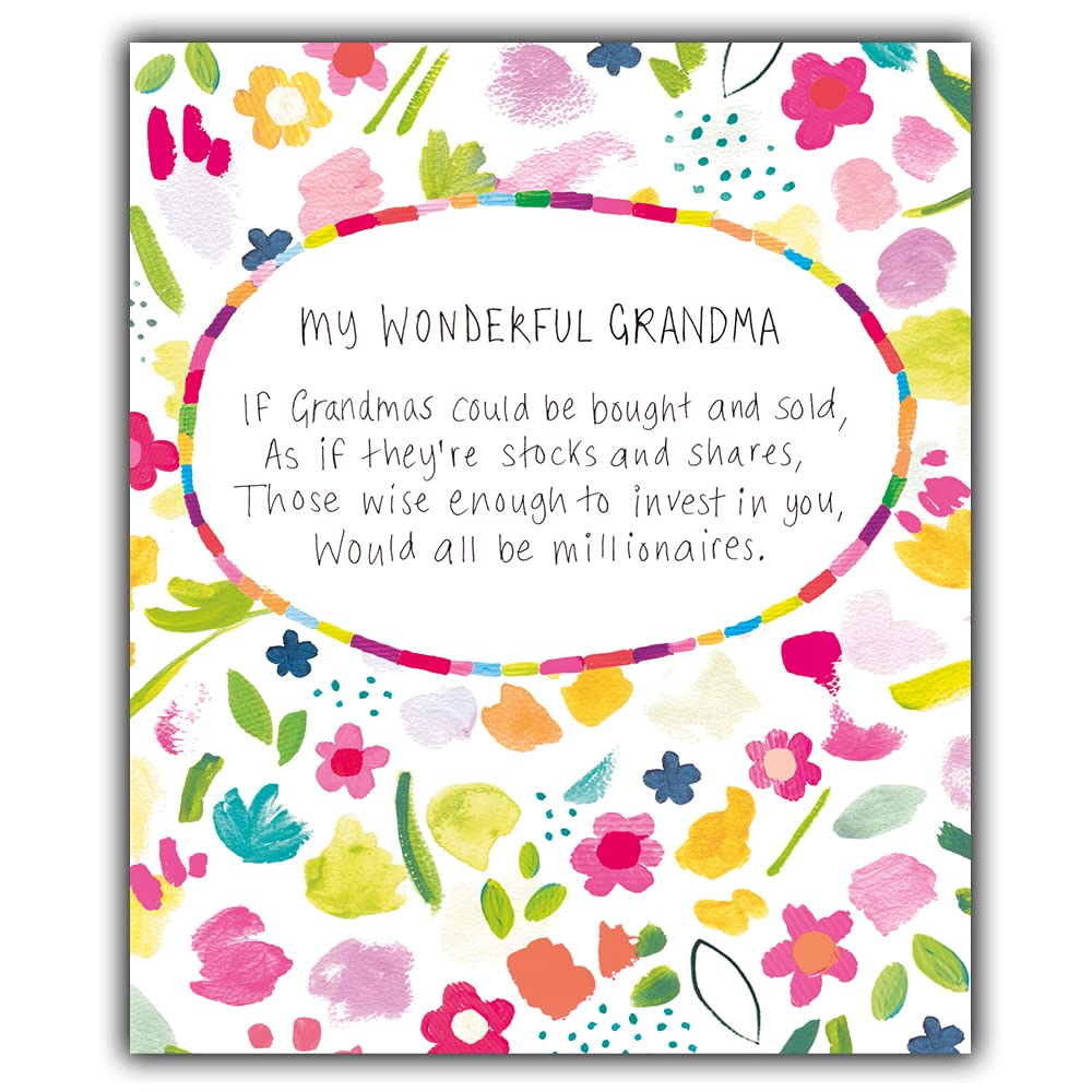 Emotional Rescue Grandma Birthday Card, Nice Words Birthday Card For Grandma, Happy Birthday Grandma Card, Millionaires, Paper Salad, Birthday Card Grandma, Multi, ZFPW9903