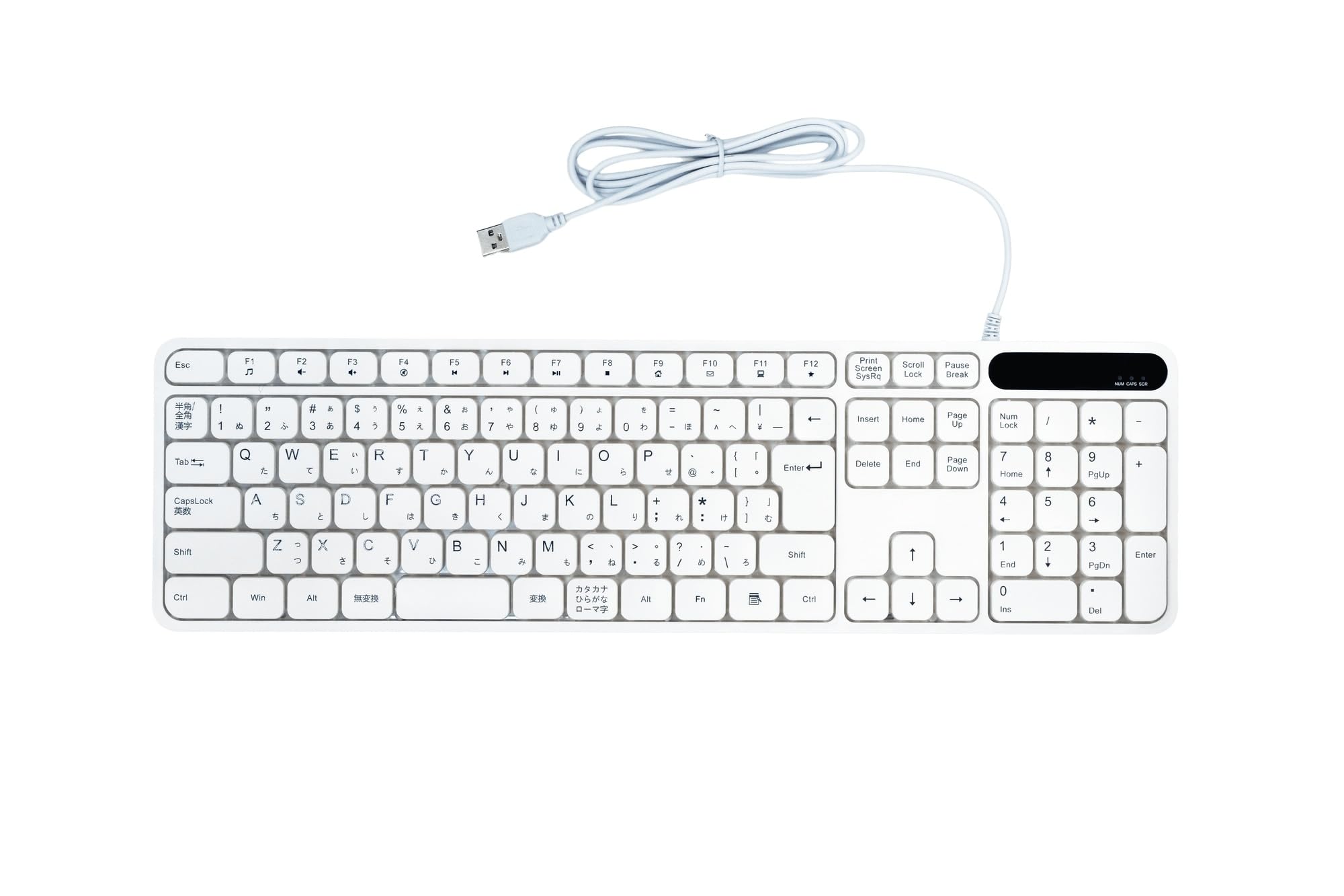 Amazon | INDENA USBキーボード＆マウスコンボセット 白｜KC01/G228-JP