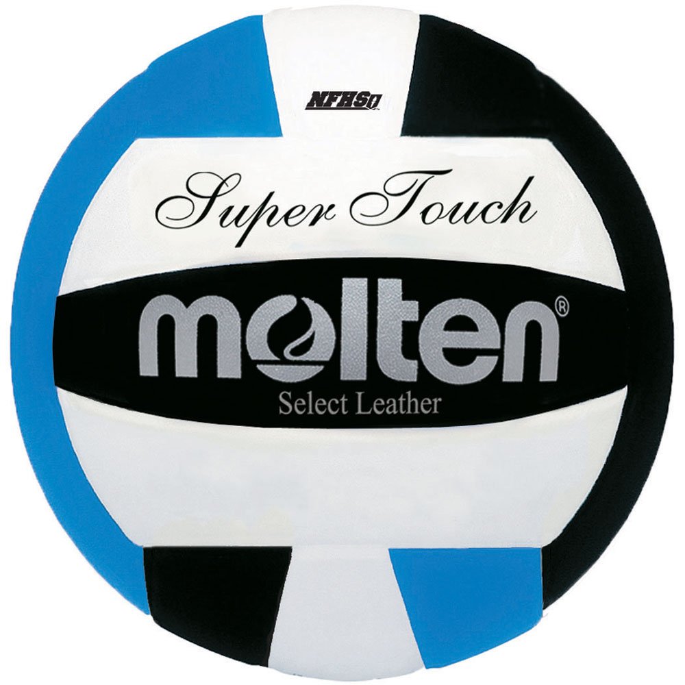 Amazon.com : Molten Super Touch Volleyball, Black/Blue : Indoor