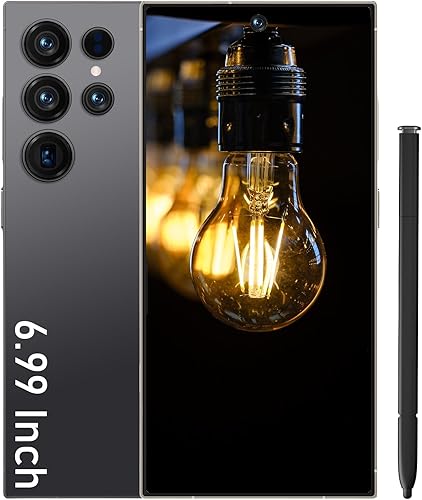 Echoamo Teléfono celular I25 Ultra desbloqueado, 8 GB+256 GB con bolígrafo integrado, 7000 mAh batería para todo el día, 6.99 pulgadas FHD+ pantalla