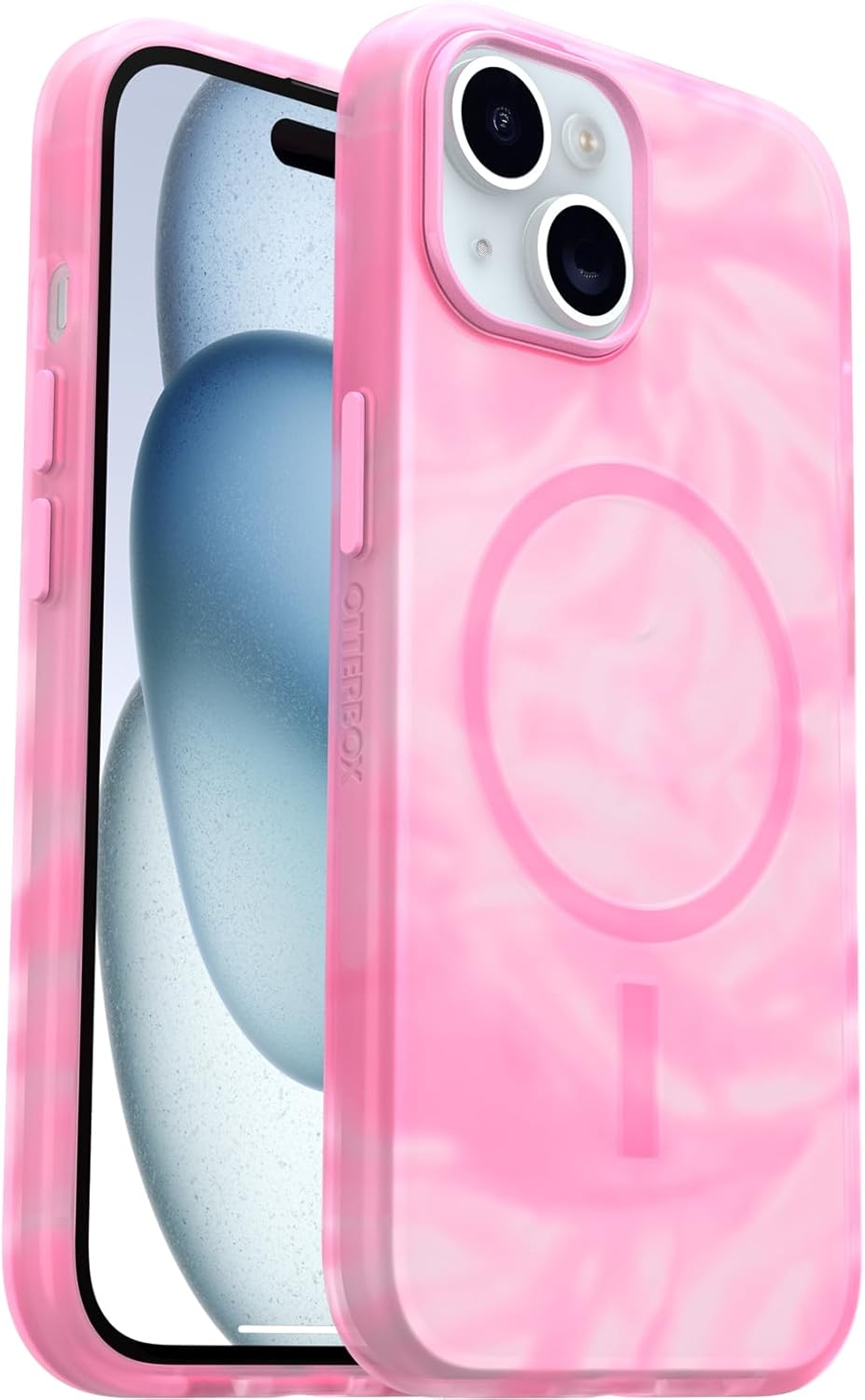 OtterBox - iPhone 16e Case & iPhone 17e Case, Figura Series Phone Case with MagSafe, Ultra-Slim Artistic Protective Phone Case with Soft-Touch Material for Comfort (Teaberry)