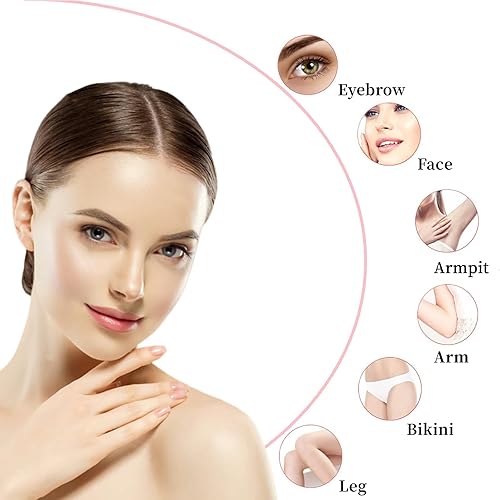 Miniatura 2 de Cabezales de repuesto para removedor de vello facial para cabezales de repuesto impecables Gen 2 adecuados para acabado táctil, herramienta de