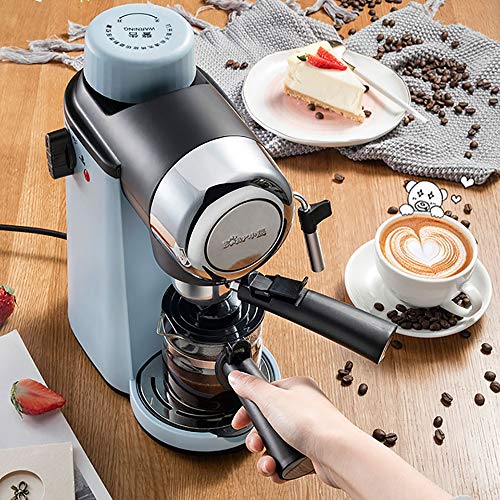 SXZSB Espresso Siebträgermaschine, Espressomaschine Mit Professioneller Milchschaumdüse, 800W Kann 4 Tassen Machen Für… – Bild 3