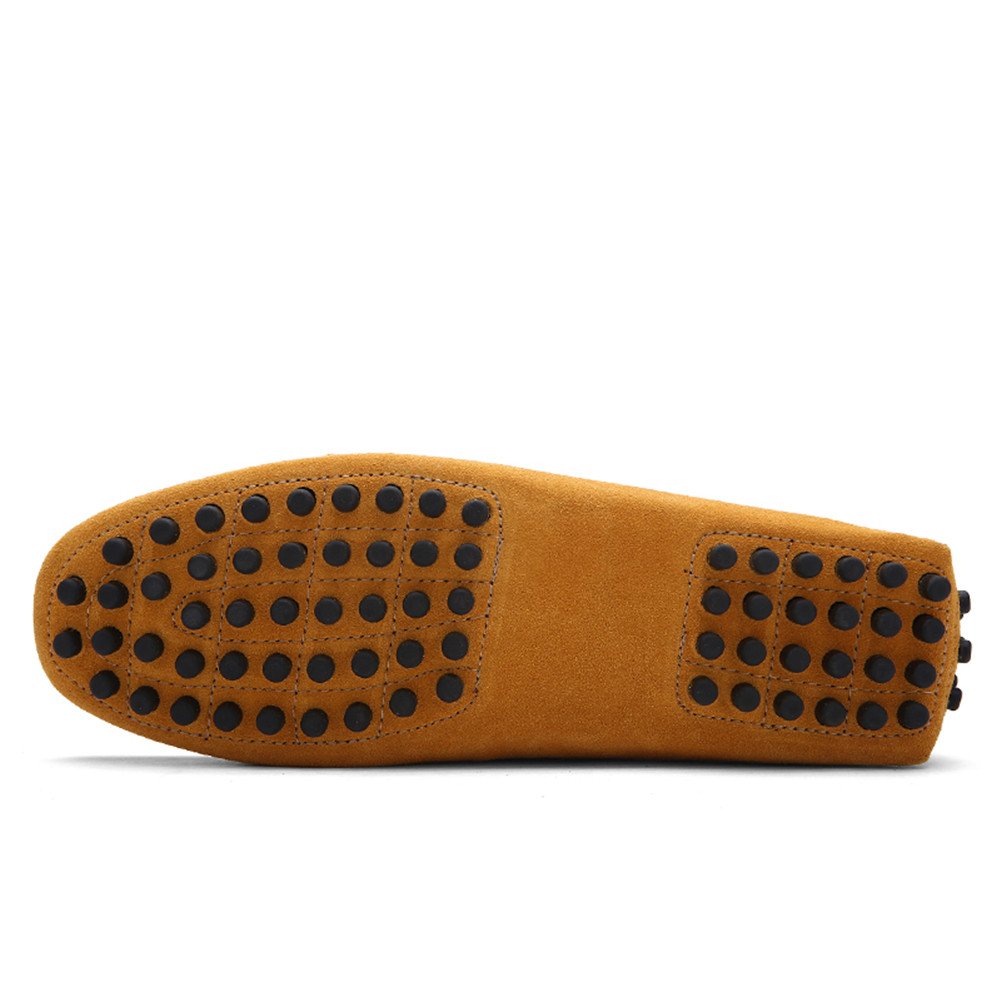 Hommes Doux Daim Chaussures de Conduite Fait Main Mocassin Chaussons Loafers Grande Taille