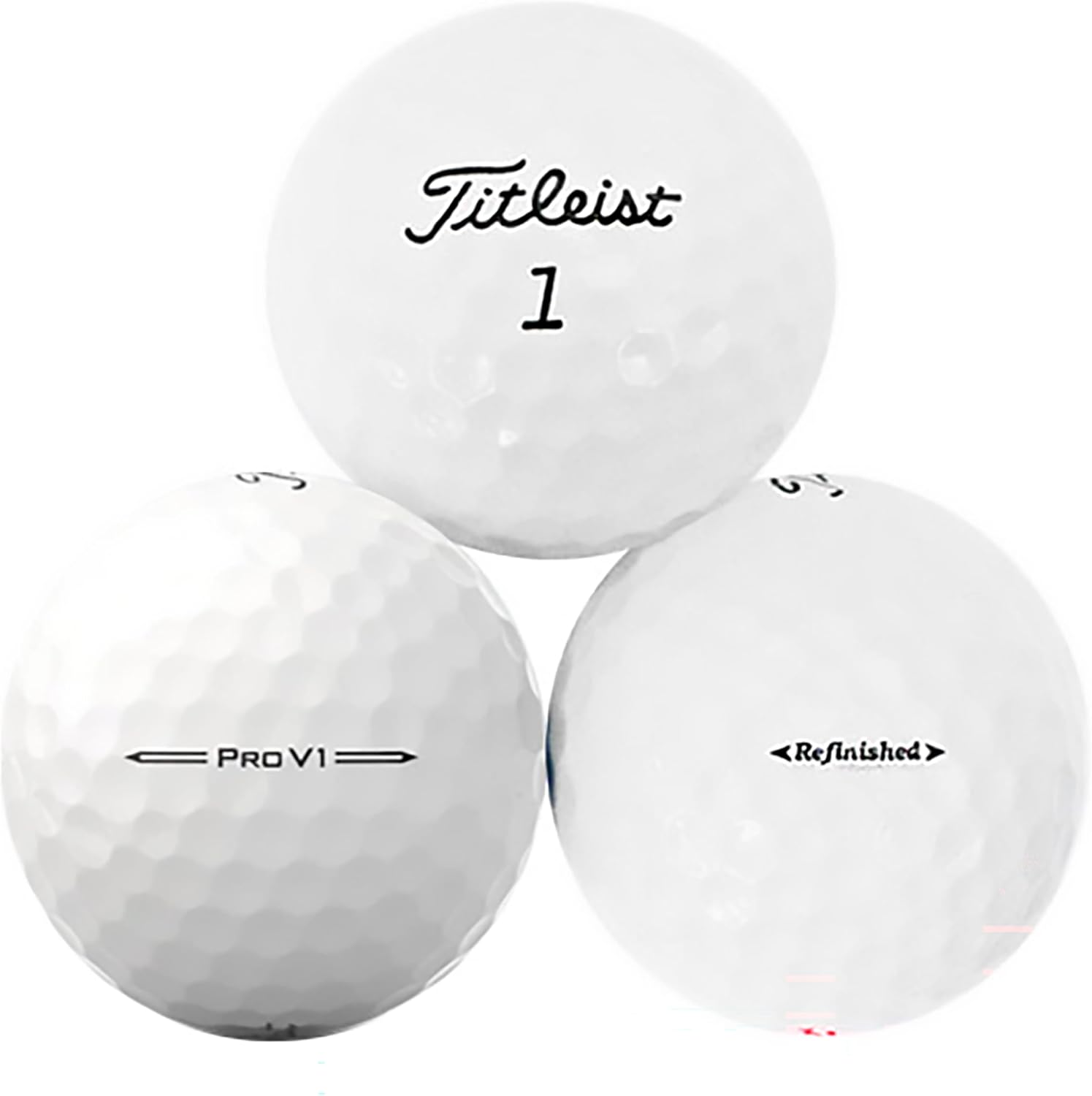 Titleist Pro V1 2023 Model Refinished Golf Balls – 12 Pack – Tour-Level Distance, Soft Feel, and Control – Premium Refinished Quality