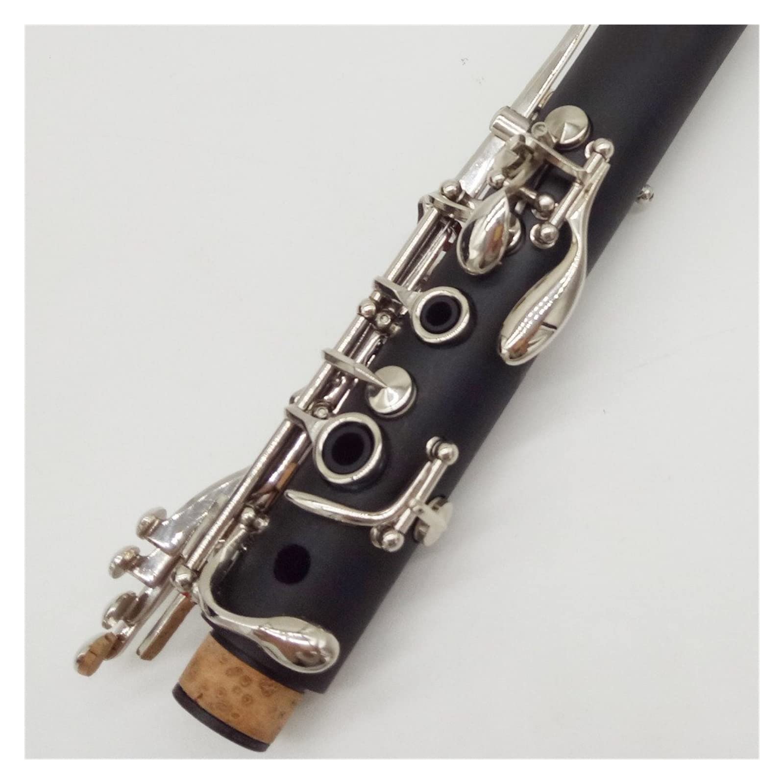 Clarinetes para Estudiantes Clarinete BB Boquilla De Clarinete De Resina ABS Mate 4C Estuche Incluido + Cañas