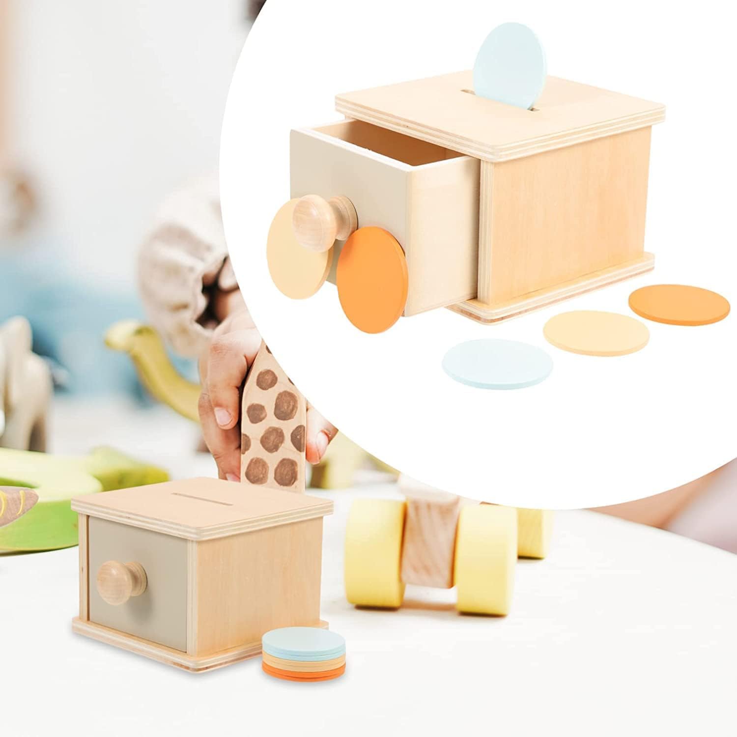 YAANI Juguetes Montessori para Bebés y Niños de 6 a 36 Meses