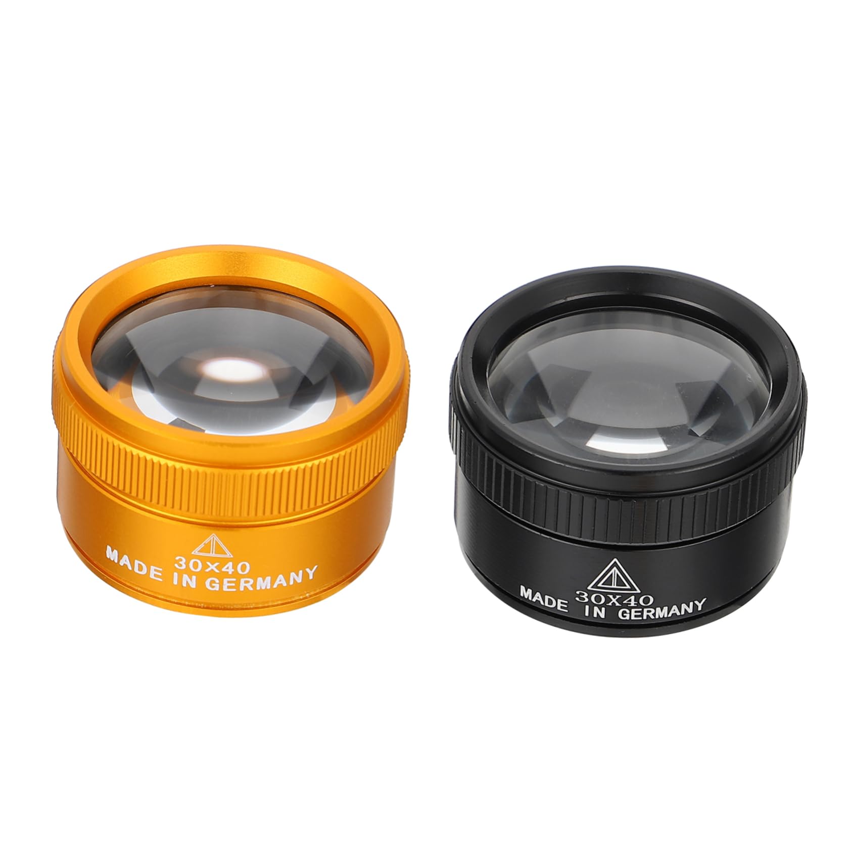 FOYTOKI Lightweight Optical Magnifiers 30x Magnification Set of 2 for Jewelers Watchmakers Collectors Random Color