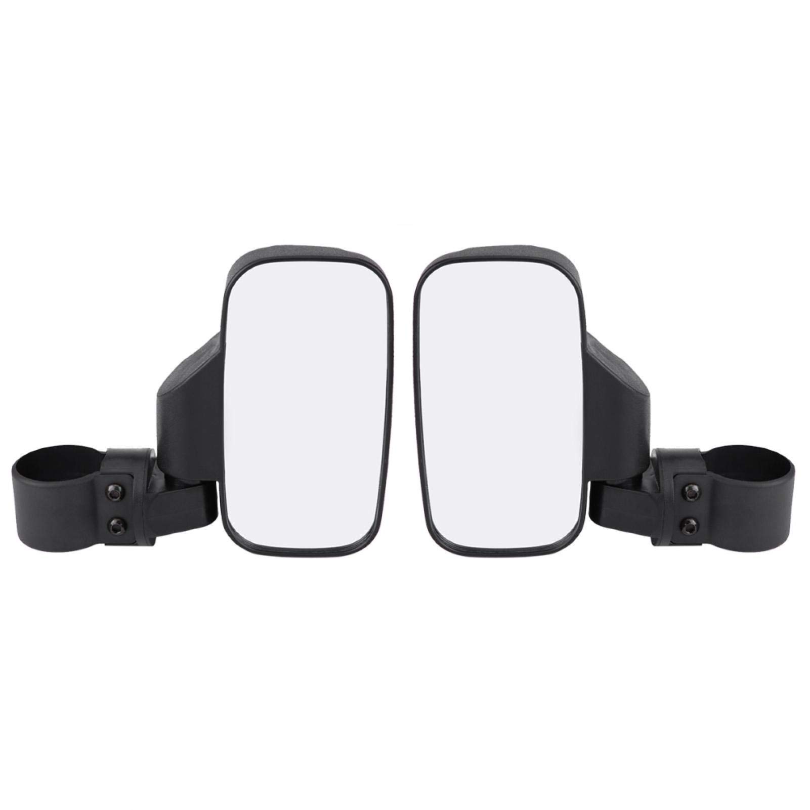 Akozon Rétroviseurs Extérieurs avec Pince 1.75"/2", 1 paire de rétroviseurs latéraux de moto rétroviseur de moto très clair pour UTV