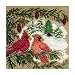 Cardinal Forest Beaded Counted Cross Stitch Kit Mill Hill 2010 Buttons Beads Winter MH140301