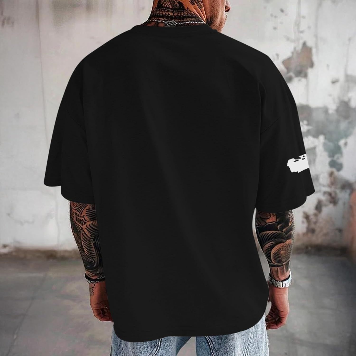 Christian Jesus Faith Shirts for Men God Religious Cross Bible Verse Inspirational Shirt Oversized Graphic Tees Tops - Image 4