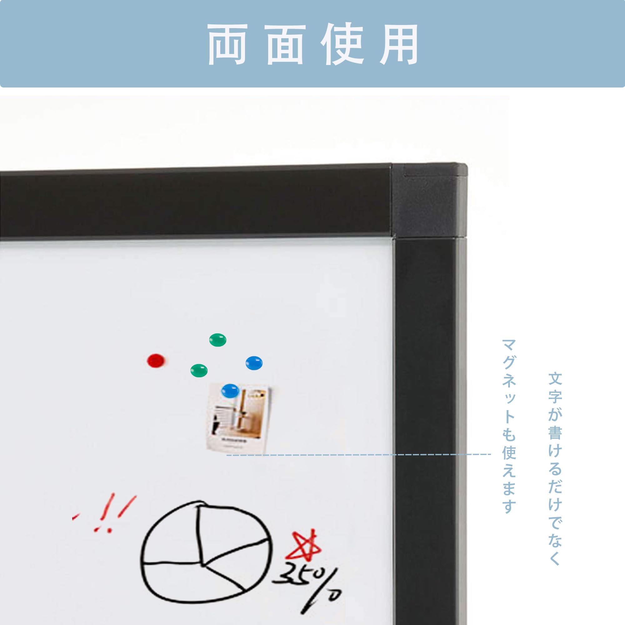 Amazon | 【届け先法人限定】ホワイトボード パーテーション 900×500 