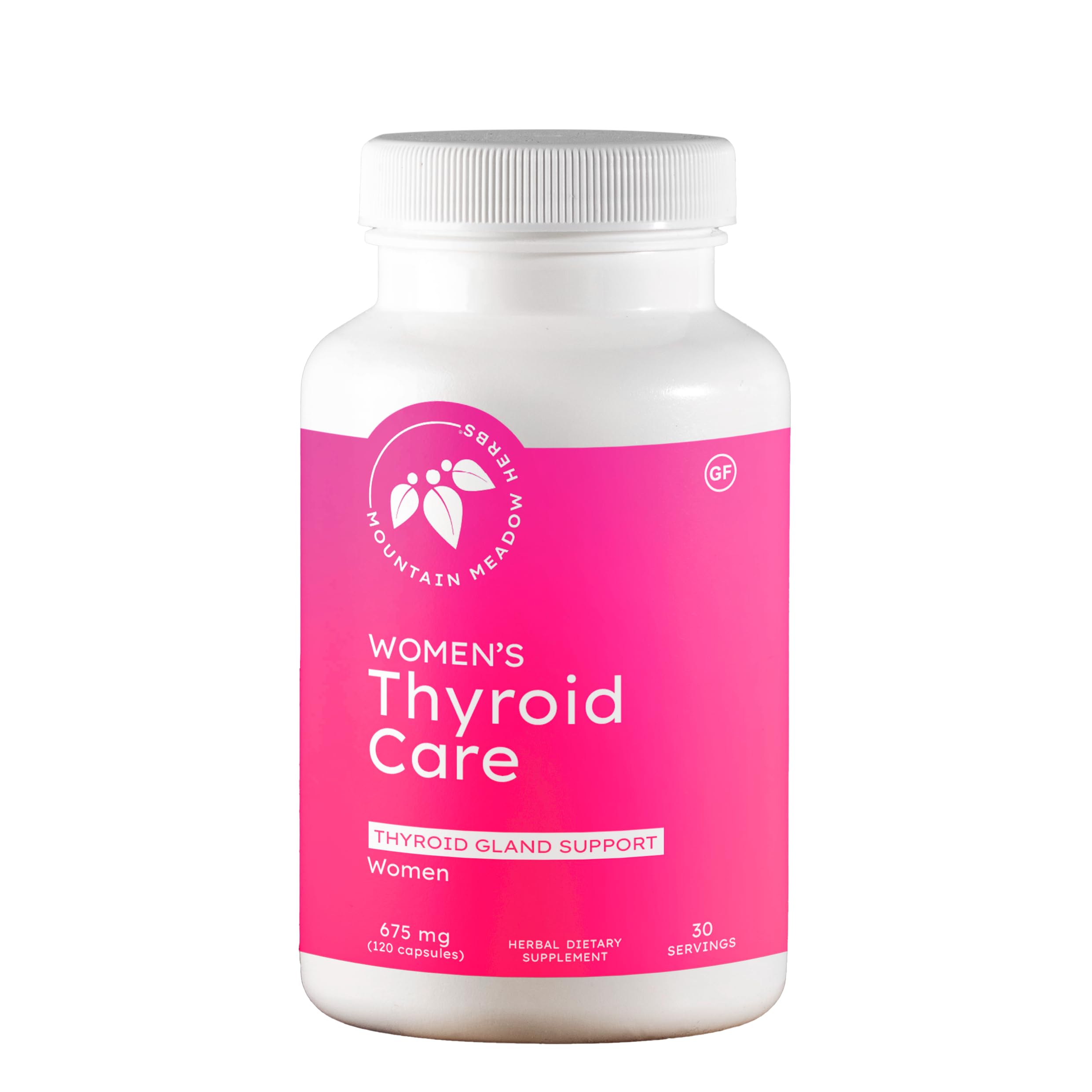Mountain Meadow Herbs Women's Thyroid Care - Natural Herbal Supplement for Thyroid Function, Hormone Balance & Wellness 120ct