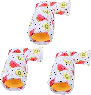 BESTOYARD 3 Pçs Túnel De Rato Ninho Gaiola De Rato Acessórios Furão Brinquedos Furão Roupas Hamster Pendurado Casa Furão Nação Gaiola Cobaia Túnel Ouriço Gaiola Pequeno Algodão Suprimentos