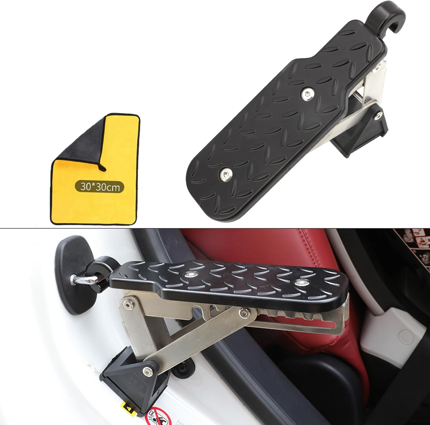 Multi Function Aluminum Alloy Vehicle Roof Step Ladder for Safe and Practical Access Portable Auto Maintenance Step