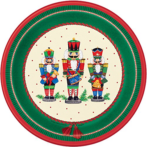 Nutcracker Christmas Dinner Plates, 8ct