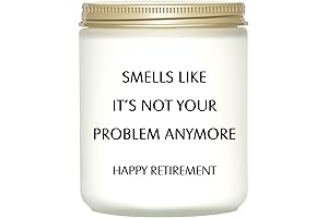 Retirement Gifts for Mom and Dad - Funny Scented Candles