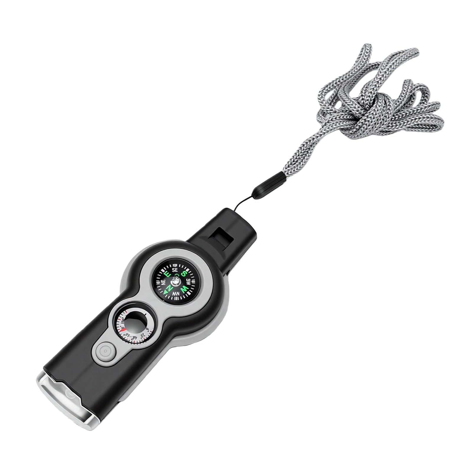 Sifflet De Survie En Titane 99,8% – Puissant >120 DB, Avec Lanière – Pour Randonnée, Camping, Escalade, Chasse, Bateau