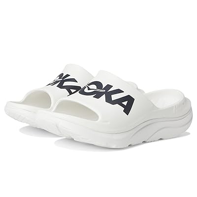 Hoka Ora Athletic Slide Shoes White/Black