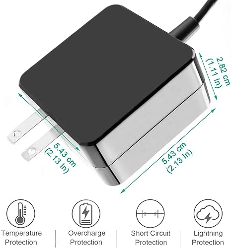 Miniatura 5 de Cargador adaptador de CA de 26W 12V 2.2A para Samsung Chromebook 3 XE500C13 XE501C13 XE500C12 PA-1250-98 PA-1250-96 W14-026N1A BA44-00322A PA3N40W