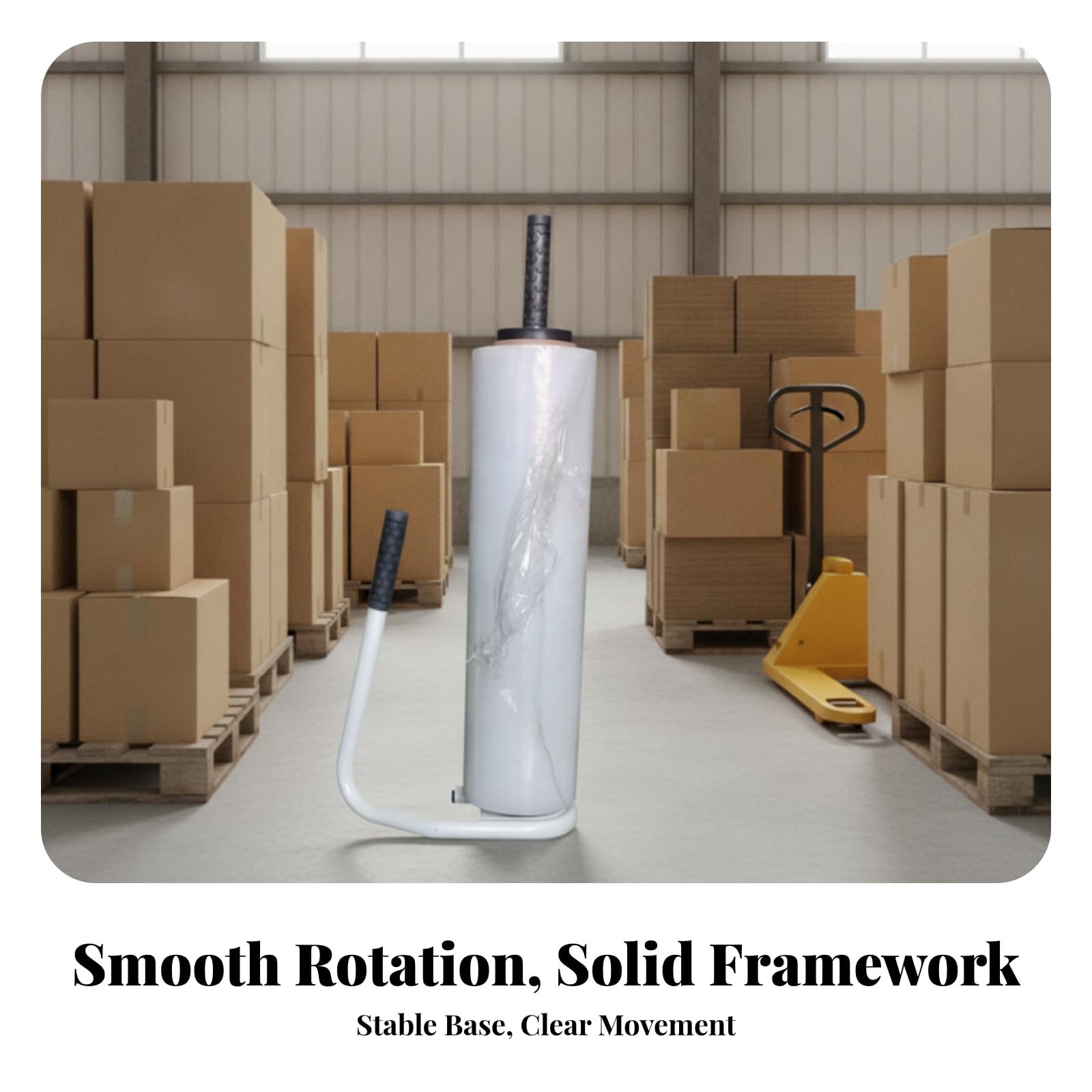 Colcolo Handabroller für Stretchfolie Ergonomisches Design, Verpackungsgerät, für Umzug, Versandmitarbeiter