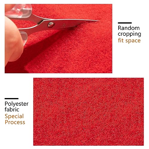 Alfombra de pasillo roja de 2 mm para pasarelas y exposiciones 6