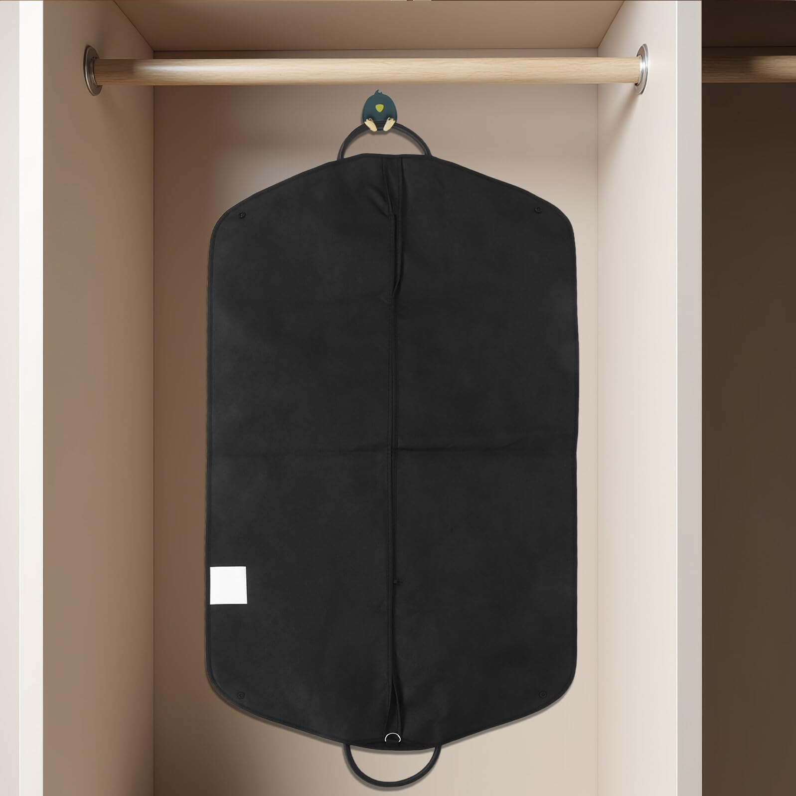 Cabilock 2 Piezas Bolsas Protectoras para Ropa de Tela No Tejida para Trajes y Chaquetas Bolsa Antipolvo con Asa para Viaje de Negocios